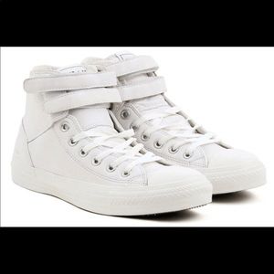 Limited edition leather high top Converse
